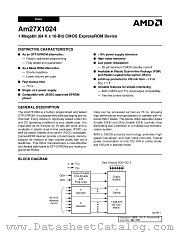 AM27X1024 datasheet pdf Advanced Micro Devices