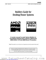AMD ATHLON XP, AMD DURON datasheet pdf Advanced Micro Devices