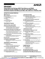 DS42587 datasheet pdf Advanced Micro Devices