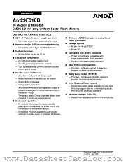 AM29F016B datasheet pdf Advanced Micro Devices