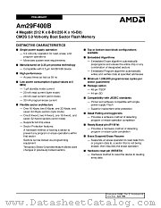 AM29F400B datasheet pdf Advanced Micro Devices