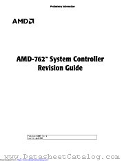 AMD-762 datasheet pdf Advanced Micro Devices
