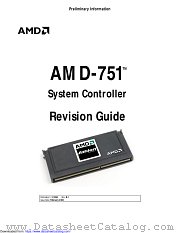 AMD-751 datasheet pdf Advanced Micro Devices
