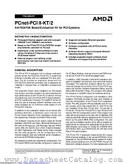 PCNET PCI II-KT/2 datasheet pdf Advanced Micro Devices