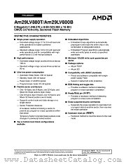AM29LV800 datasheet pdf Advanced Micro Devices