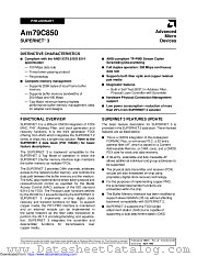 AM79C850 datasheet pdf Advanced Micro Devices