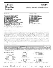 AMS2954 datasheet pdf Advanced Monolithic Systems