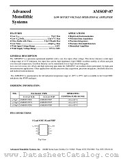 AMSOP-07 datasheet pdf Advanced Monolithic Systems