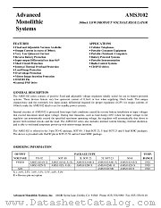 AMS3102 datasheet pdf Advanced Monolithic Systems