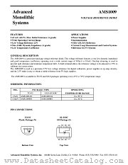 AMS1009 datasheet pdf Advanced Monolithic Systems