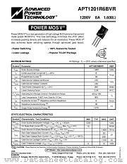 APT1201R6BVR datasheet pdf Advanced Power Technology