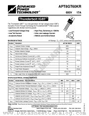 APT8GT60KR datasheet pdf Advanced Power Technology