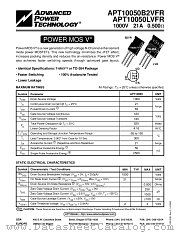 APT10050LVFR datasheet pdf Advanced Power Technology