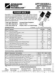 APT10035B2LL datasheet pdf Advanced Power Technology