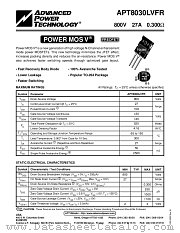 APT8030LVFR datasheet pdf Advanced Power Technology