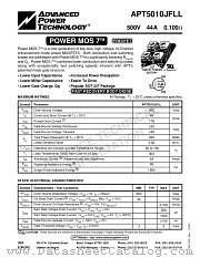 APT5010JFLL datasheet pdf Advanced Power Technology