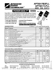 APT6017B2FLL datasheet pdf Advanced Power Technology