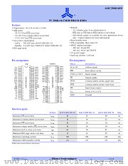 AS4C256K16E0 datasheet pdf Alliance Semiconductor