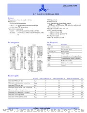 AS4LC256K16EO datasheet pdf Alliance Semiconductor