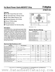AFM06P2-000 datasheet pdf Alpha Industries Inc