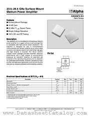 AA026P2-A4 datasheet pdf Alpha Industries Inc