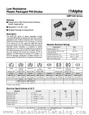SMP1322 SERIES datasheet pdf Alpha Industries Inc