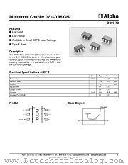 DC09-73 datasheet pdf Alpha Industries Inc