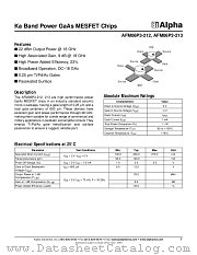 AFM06P3-213 datasheet pdf Alpha Industries Inc