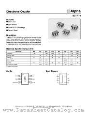 DC17-73 datasheet pdf Alpha Industries Inc