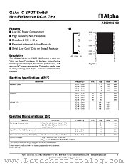 AS006M2-93 datasheet pdf Alpha Industries Inc