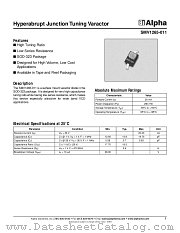SMV1265-011 datasheet pdf Alpha Industries Inc