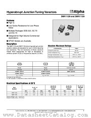 SMV1129-011 datasheet pdf Alpha Industries Inc