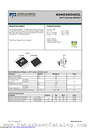 AO4423L datasheet pdf Alpha & Omega Semiconductor