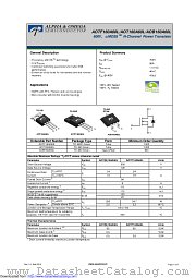 AOB160A60L datasheet pdf Alpha & Omega Semiconductor
