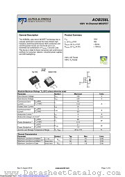 AOB256L datasheet pdf Alpha & Omega Semiconductor