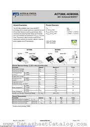 AOB280L datasheet pdf Alpha & Omega Semiconductor