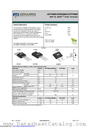 AOB4S60 datasheet pdf Alpha & Omega Semiconductor