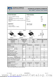 AOB600A70L datasheet pdf Alpha & Omega Semiconductor