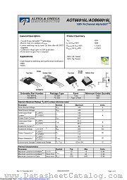 AOB66916L datasheet pdf Alpha & Omega Semiconductor