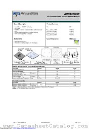 AOCA32106E datasheet pdf Alpha & Omega Semiconductor