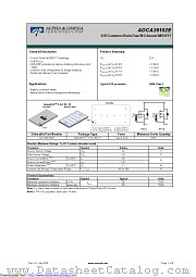 AOCA36102E datasheet pdf Alpha & Omega Semiconductor