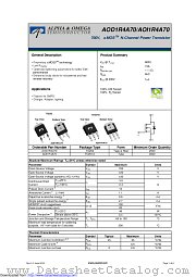 AOD1R4A70 datasheet pdf Alpha & Omega Semiconductor