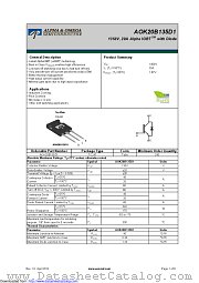 AOK20B135D1 datasheet pdf Alpha & Omega Semiconductor