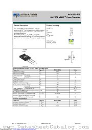 AOK27S60L datasheet pdf Alpha & Omega Semiconductor