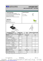 AOK30B120D2 datasheet pdf Alpha & Omega Semiconductor