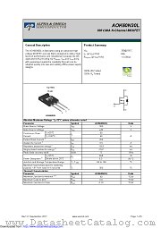 AOK60N30L datasheet pdf Alpha & Omega Semiconductor