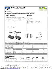 AON4420L datasheet pdf Alpha & Omega Semiconductor