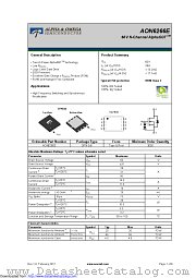 AON6266E datasheet pdf Alpha & Omega Semiconductor