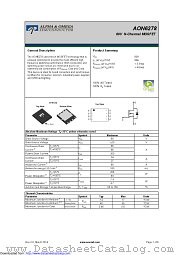 AON6278 datasheet pdf Alpha & Omega Semiconductor