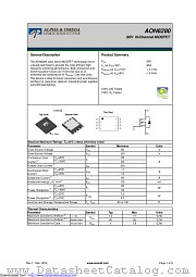 AON6280 datasheet pdf Alpha & Omega Semiconductor